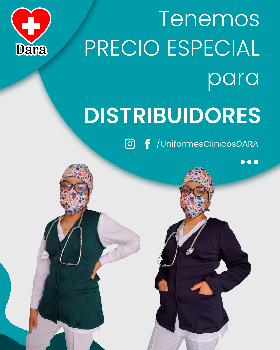 Imagen para empresa dedicada a la venta de uniformes clínicos