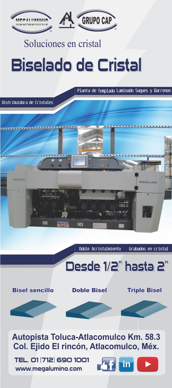 Promocional para empresa de vidrio