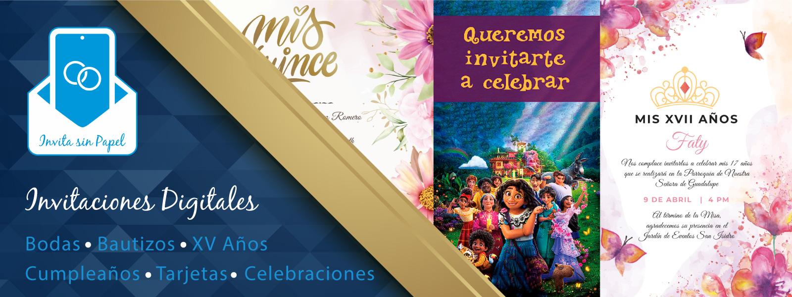 Portada para facebook de invitaciones digitales