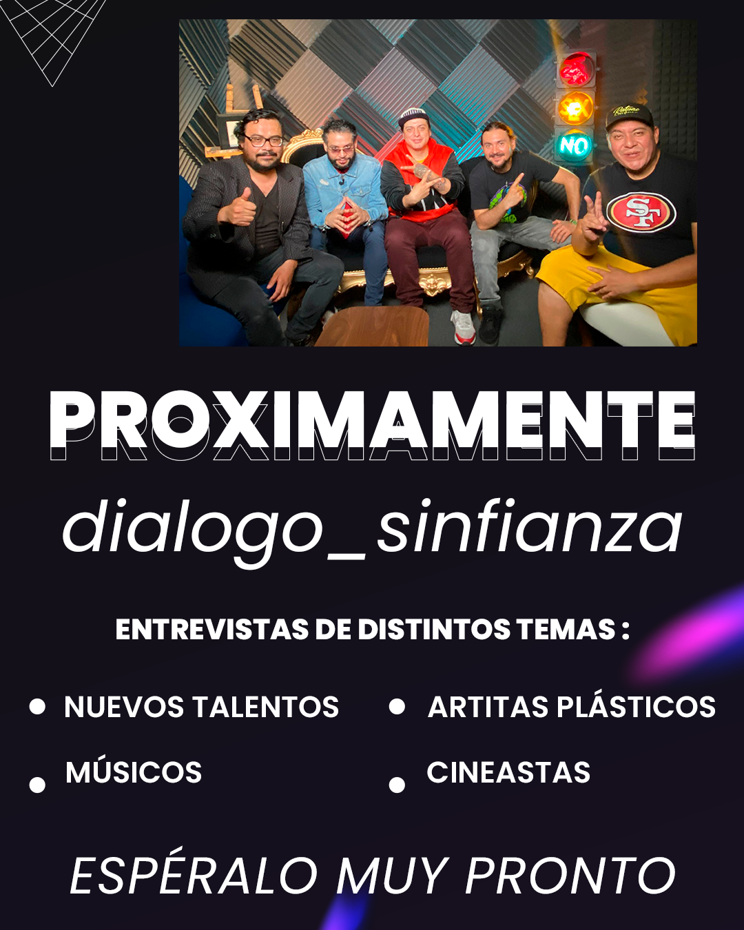 Flyer para promover cápsulas informativas