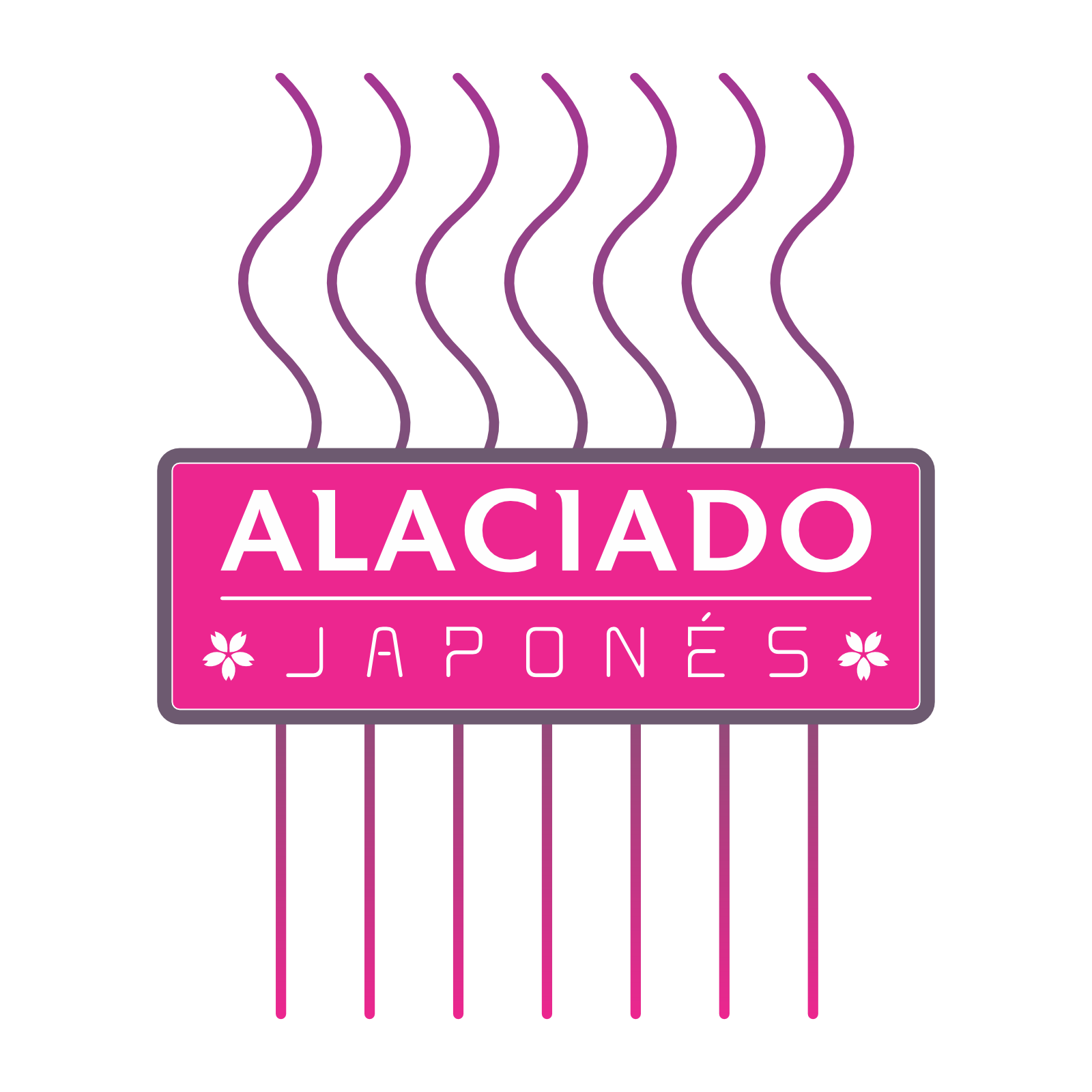 Logotipo para negocio sobre el alaciado japonés